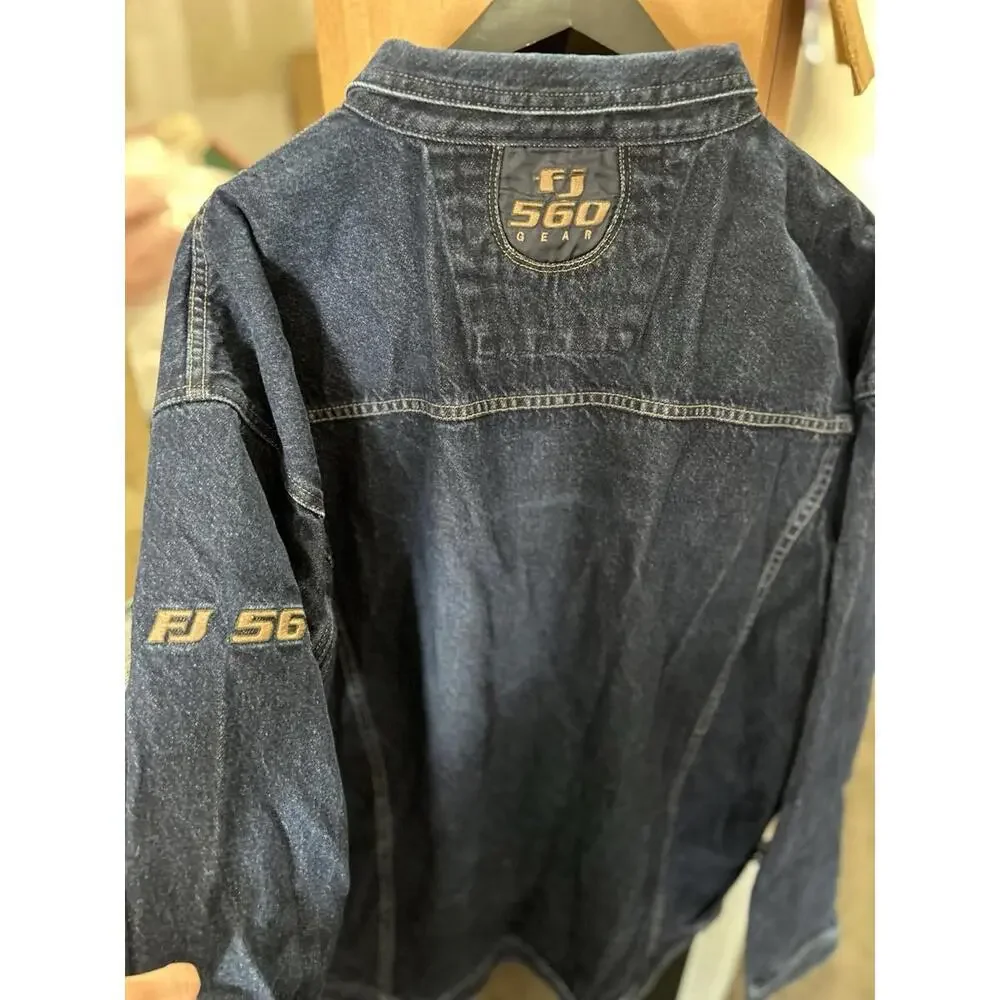 FJ560 Gear Denim Jacket Men’s‎ Size 3XL Blue Jean Trucker Style